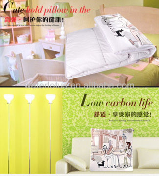China manufacturers multifunctional travel sleep foldable printed new design blanket pillow