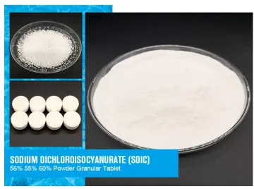 SDIC 56% 60% Sodium Dichloroisocyanurate Tablets