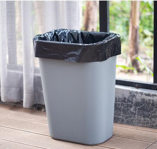 Black HDPE Star Seal Garbage Bag