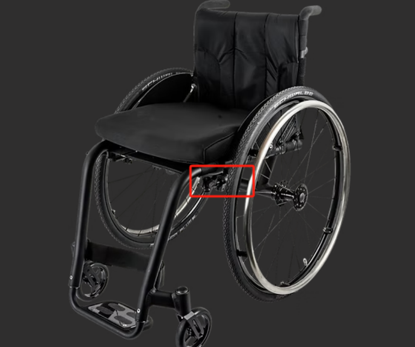 Alu-Plastic Composite Wheelchair Wheel Locks
