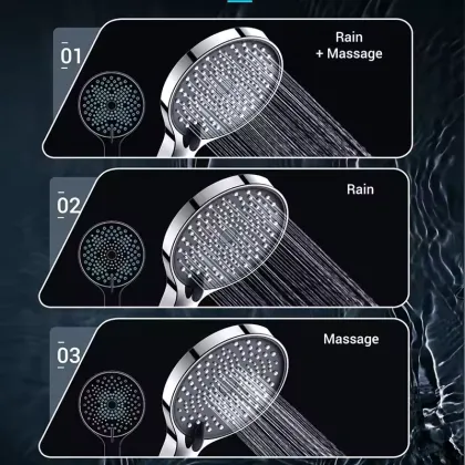 2024 Lizhen Hwa-Con: Powerful Water Pressurization Supercharged Water Saving Shower Head