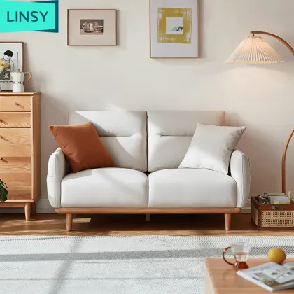 Linsy Designer European Style Commercial Furniture Set: Living Room Sofa & Fabric Sofa Combination
