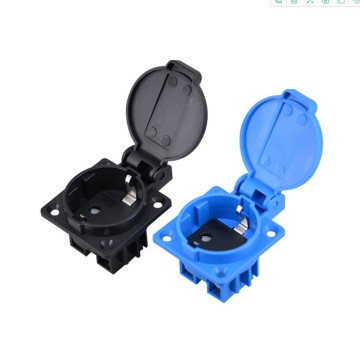 Waterproof Industrial Schuko Socket with Child Safety Protection