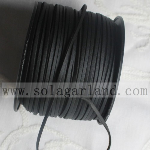 3MM Flat PU Leather Suede Cord For DIY Jewelry Making