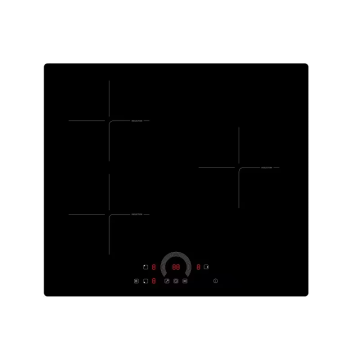 3 Burner Electric Cooker with Glass Cooktop - Built-In Ceramic Hob