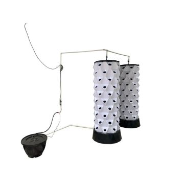 New agricultural greenhouse rotary aeroponic Tower garden