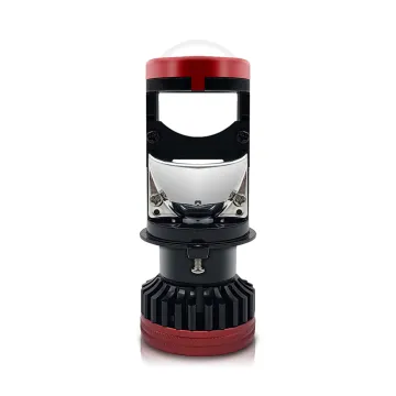TAOCHIS 12V BI LED Projector Lens Headlights, 48W, 6000K, Mini High Low Beam
