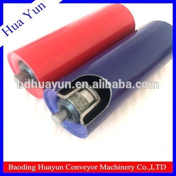 steel pipe conveyor roller with conveyor roller bearings