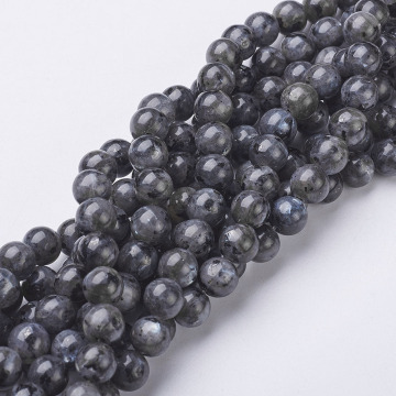 8 mm rotondi perle di larvikite naturali: scopri la lucentezza unica della collezione di pietre preziose premium di Pandahall