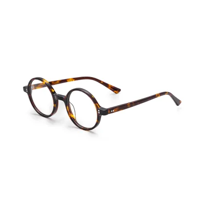 CE Certified Acetate Eyeglasses for Myopia - Black Optical Frames