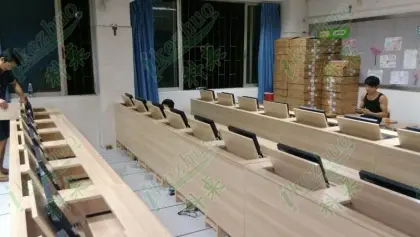 Direct selling school turn computer desk computer desk computer desk computer desk computer room