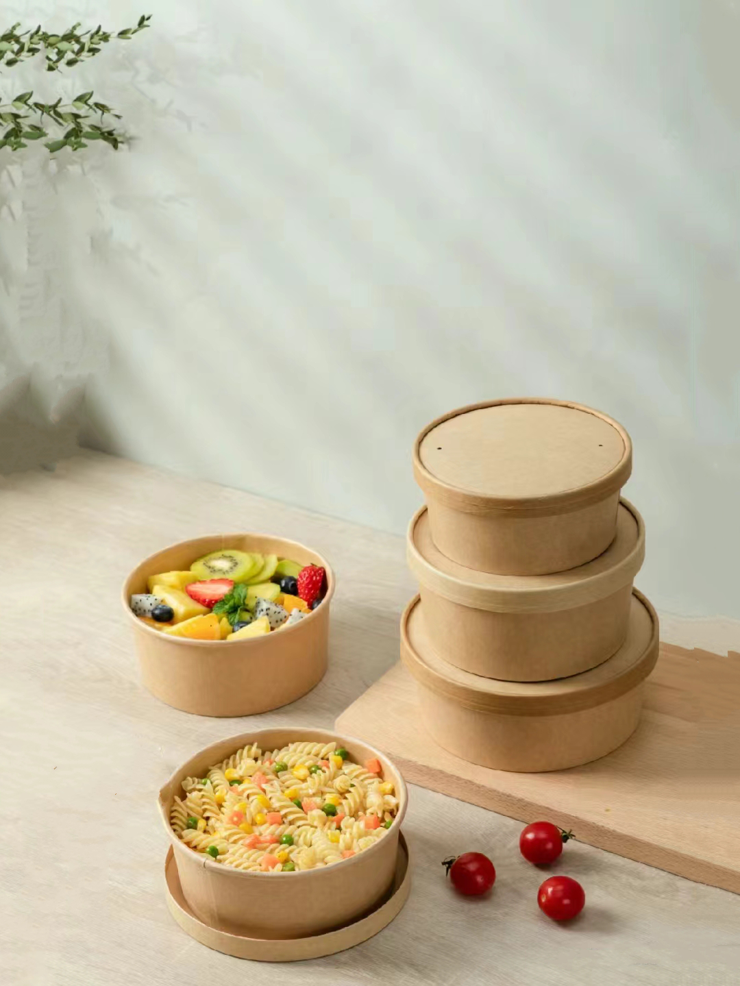 Kraft Paper salad bowl