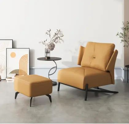 Modern Tone Chair and Ottoman Prepare