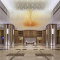Professional project customized mall crystal chandelier