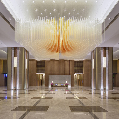 Elegant art customized auditorium crystal chandelier
