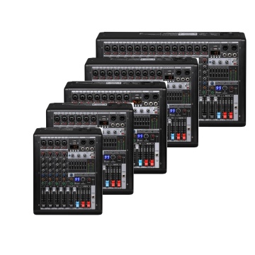 S -Serie Großhandel Neues Produkt: 16 Kanal -Audio -Mixer mit 60 -mm -Fadern, USB und 99dsp für KTV DJ Studios