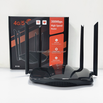 300Mbps Strong WiFi Coverage CAT4 4G 5G LTE Sim Card Wireless Router