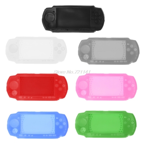 Silicone Soft Protective Cover Shell for Sony PlayStation Portable PSP 2000 3000 Console For PSP3000 Body Electronics Stocks
