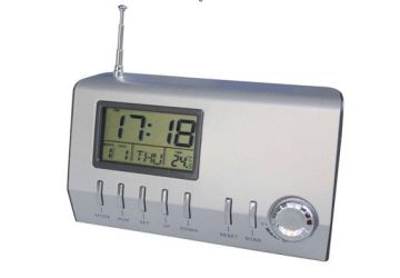 Customized Fm Raido With Permanent Electronic Digital Desk Calendar For Promotion Gift
