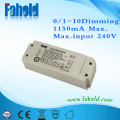 Flicker Free 1-10v dimming led driver 45w 1100ma