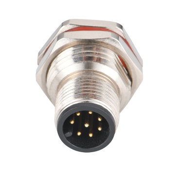 Custom M12 Waterproof Male/female Connectors IP67 250V Automotive Cable Connectors for Power Cord Connections