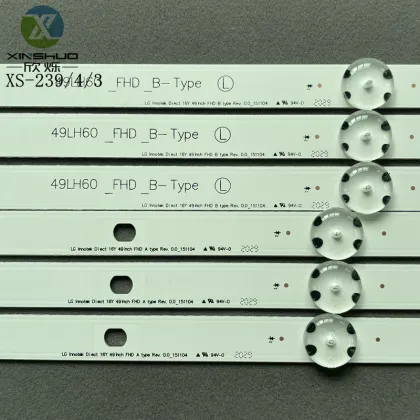 TV LED Bar 3V/1W 49LH60_FHD A/B TYPE for JVC LT-50C550 LED Backlight Replacement