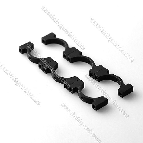 CNC service aluminum tube clamp with screws