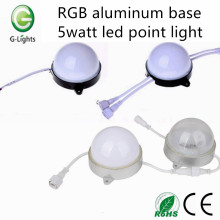 RGB алюминиевая основа 5watt привела point light