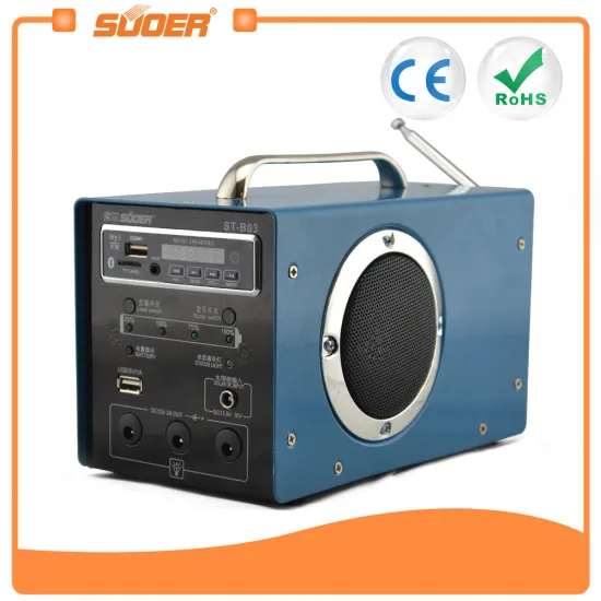 Multifunction 12V 4A Portable Mini Home Solar Power Generator with Bluetooth (ST-B03)