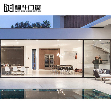 Aluminium Patio Door with Tinted Glass for Villa