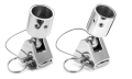 180 Rotated Stainless Steel Boat Hinge Connector