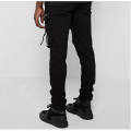 Jeans pour hommes noirs de mode moderne