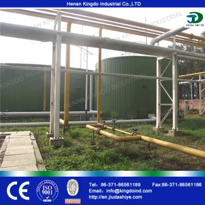 Latest Techology KINGDO Biogas Power Plant Biopower Gas Plant, Biogas Digester Tank