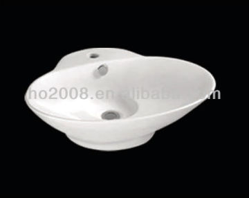 Bathroom Sink Square Ceramic Wash/Art Basin (HB-2127)