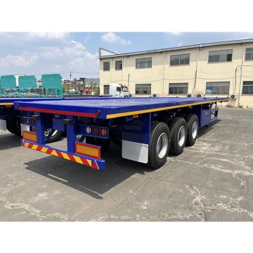 China 2-3 Achse 50ton bis 80ton 40ft Container und Flachbettanhänger zum Verkauf