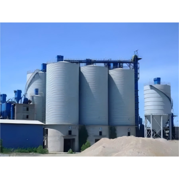 Индустриален силоз за съхранение на летлива пепел