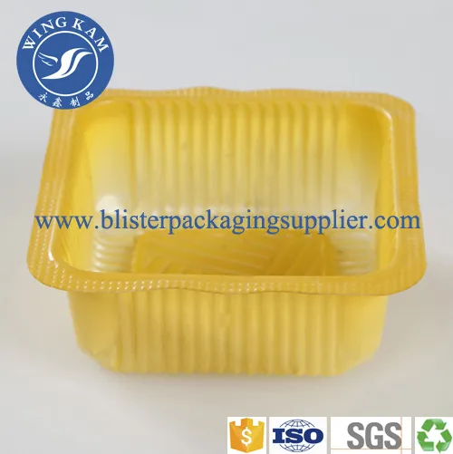 Customized Plastic Blister Packaging Container For Biscuit