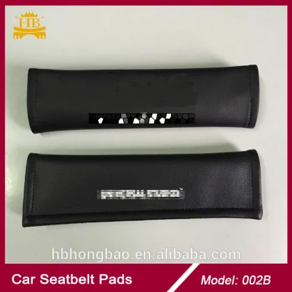 Long cover safety belt car seat belt black PU