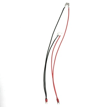 Niestandardowy kabel zasilający DC 12 V z zaciskami widełkowymi