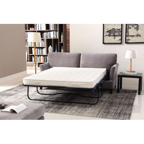 Pleasant Gray Sleeper Sofa along with Pull-Out Cushion