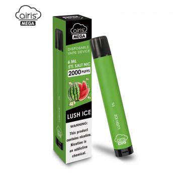 Airis Mega 2000 Puffs Disposable Vape Fruit Flavors