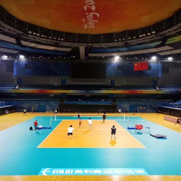 Indoor-PVC-Volleyballplatz-Boden