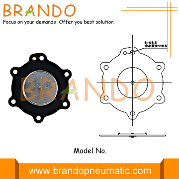 ASCO TYPE 1-1/2 &#39;&#39; C113827 NBR MEMBRANE REPORM