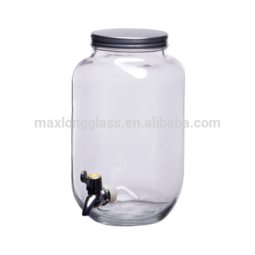 Orange color juice dispenser 4L