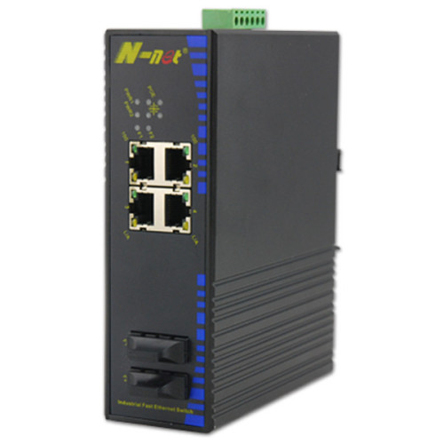 Industrial 10/100M Ethernet to Fiber PoE Ethernet switch
