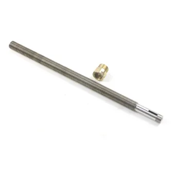 Stainless Steel Trapezoidal Lead Screw T18x2 with Brass Nut