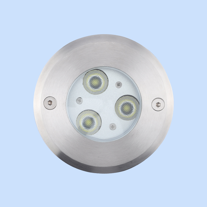 Ip67 3watt 100mm inground light