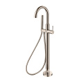 Round Single lever bath mixer floor-standing