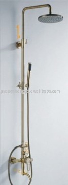 2014 New Design Brush Nickel Bathroom Shower Set