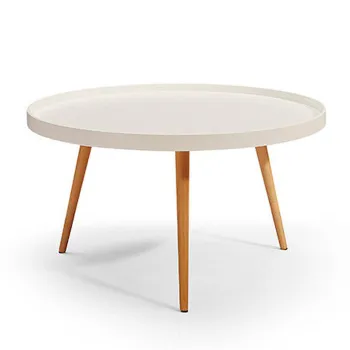 Modern Mid Century Italian Design Wholesale Coffee Shop Tables with Wood Legs